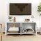 MDF Engineered Board Cat Litter Box Enclosure with Barn Door and Multi-Functional Design